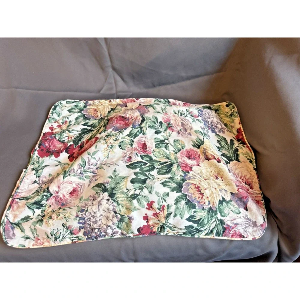 Vtg Lot Ralph Lauren ALLISON Floral 4 Pillowcases Window Valance‎ Shower Curtain